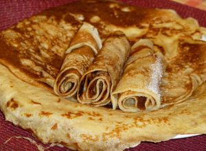 An dem Tag gibt es Crêpes